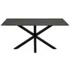 Image de Table de salle à manger rectangulaire en céramique 6 places l160 - neiva H000020855