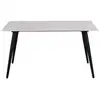 Image de Table à manger rectangulaire en céramique l140 6 personnes - ashford H000024298