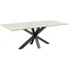 Image de Heaven table de salle à manger 100x200cm gris.