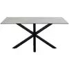 Image de Table de salle à manger rectangulaire en céramique 6 places l160 - neiva H000022674