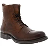 Image de Jack & Jones - Boots Hautes Jack & Jones Jfw Russel Marron Foncé à Effet Usé - Cognac 40