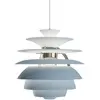 Image de LOUIS POULSEN lampe à suspension PH SNOWBALL (Bleu poussiéreux / Chrome - Aluminium)