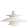 Image de LOUIS POULSEN lampe à suspension PH 5 MONOCHROME (Blanc - Aluminium)