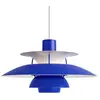 Image de LOUIS POULSEN lampe à suspension PH 5 MONOCHROME (Bleu - Aluminium)