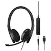 Image de EPOS ADAPT 165T USB II - ADAPT 100 Series - micro-casque - sur-oreille - filaire - jack 3,5mm, USB-A - noir - CertifiÃ© pour Microsoft Teams, OptimisÃ© pour la CU en occasion ou reconditionné