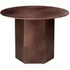Image de GUBI table basse EPIC COFFEE TABLE Ø 60 cm (Earthy Red Steel - Acier)