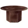 Image de GUBI table basse EPIC COFFEE TABLE Ø 80 cm (Earthy Red Steel - Acier)