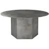 Image de GUBI table basse EPIC COFFEE TABLE Ø 80 cm (Misty Gray Steel - Acier)