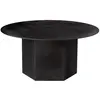 Image de GUBI table basse EPIC COFFEE TABLE Ø 80 cm (Midnight Black Steel - Acier)