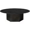 Image de GUBI table basse EPIC COFFEE TABLE Ø 110 cm (Midnight Black Steel - Acier)
