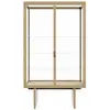 Image de GUBI buffet PRIVATE VITRINE (placage en chêne teinté clair - bois et verre)