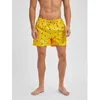 Image de Short de bain homme Selected Classic - Jaune - Coupe courte et confortable - Polyester recyclé
