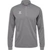 Image de Veste de survêtement demi-zippé Hummel Authentic Gris M 219973-2006