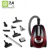 Image de Aspirateur sans sac NILFISK Meteor Deluxe - Rouge - Filtre HEPA H13 - 2 L