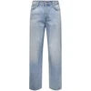 Image de Only&sons - Jean Coupe Loose Only&sons En Coton Mélangé Bleu Stone Légèrement Délavé - Stone 42