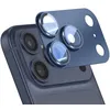 Image de Protection Caméra pour iPhone 17 Pro Max PicturePerfect Cadre en Aluminium Panzer Glass Bleu