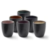 Image de Tasse Et Mugs Bitzee Tasse Espresso 9 Cl 6 Pieces Noir Ass.
