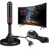 Image de Antenne TV intérieure - CHOUMICHA SAVEURS FRANCE AGRO - Modèle 360° 50km - Gain 25±3dB - Base magnétique - Câble coaxial 5m