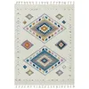 Image de NOVATREND - Tapis moderne à franges style berbère - Multicolore - 200x290 cm