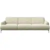 Image de Puzo canapé 3 places en polyester beige clair Puzo