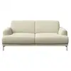 Image de Puzo canapé 2 places en polyester beige clair Puzo