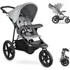 Image de Moby-System Poussette Mountain Buggy 3 Roues Pliable jusquà 15 kg Tourne Facilement Bandes Réfléchissantes Ceinture à 5 Points