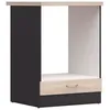 Image de Junona Meuble Bas Four 60 Cm - Plan De Travail - Chene Sonoma