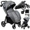 Image de MoMi MIYA - Poussette ultra compacte - Dès 0 mois jusqu’à 22 kg - Kit d’accessoires - Roues EVA 7/10 - Gris