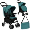 Image de MoMi ISLA - Poussette citadine ultra compacte - 0m à 15 kg - Accessoires inclus: sac + couvre-jambes - Vert
