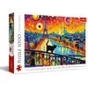 Image de Puzzle - TREFL - Chat à Paris - 1000 pièces - Multicolore - Intérieur