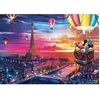Image de Puzzle 1000 pièces - TREFL - Mickey et Minnie à Paris - Premium Plus - 68x48 cm - Pour adultes