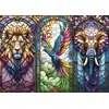 Image de Trefl Puzzle Animaux Vitrail 1000 Pièces Jouet Coloré