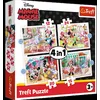 Image de Puzzle - TREFL - Puzzle 4in1 Minnie et ses amis - 71 pièces - 4 images - 3 ans et plus