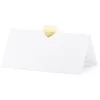 Image de Marque-place de table - NO NAME - Coeur doré - Lot de 10 pièces - 10 x 5 cm - Cartonné - Blanc - Romantique et chic
