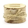 Image de Porte-alliances - PARTYDECO - Bûche en bois - Diamètre 6cm - Thème Boho et nature