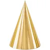 Image de Chapeaux de fête en carton dorés 16 cm - Accessoire de fête - Décoration de fête