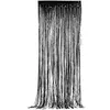 Image de Rideau scintillant noir 244 x 91 cm