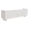 Image de Selsey - Meuble Tv Fiorra - 144 Cm - Blanc Brillant