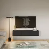 Image de Meuble TV avec 3 abattants   FRAMME   noir   150 cm