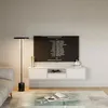 Image de Meuble TV avec 3 abattants et une étagère   FRAMME   blanc   150 cm