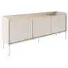 Image de Selsey tovi   meuble tv 3 portes   cachemire couleur chêne lindberg  140 cm Tovi