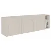 Image de Selsey - Meuble Tv Debout Arkadia - 175 Cm - Gris Cachemire