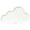 Image de Lampe à poser LED - CLOUD - H34.5cm - Bois de pin naturel - Blanc