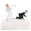 Image de Figurine de mariage - HOBI - Couple mariés - Résine - 13 cm - Thème pêche