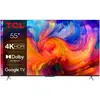 Image de TCL 55P638 - 55" - P638 Series TV LCD rÃ©tro-Ã©clairÃ©e par LED - Smart TV - Google TV - 4K UHD (2160p) 3840 x 2160 - HDR - Argent foncÃ© en occasion ou reconditionné