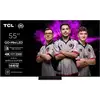 Image de Tv Qd Mini Led Tcl 4k Uhd 55c79k 140 Cm 2025 Aluminium Brossé