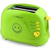 Image de Grille pain 2 emplacements SMILEY - ESPERANZA - 7 niveaux de grillage - Vert