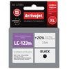 Image de Activejet Encre Ab-123bn (remplacement De Brother Lc123bk/121bk ; Supreme ; 15 Ml ; Noir)