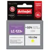 Image de Activejet Encre Ab-123yn (remplacement Brother Lc123y/121y ; Suprême ; 10 Ml ; Jaune)