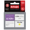 Image de Activejet Encre Ab-525yn (remplacement Brother Lc525y ; Suprême ; 15 Ml ; Jaune)